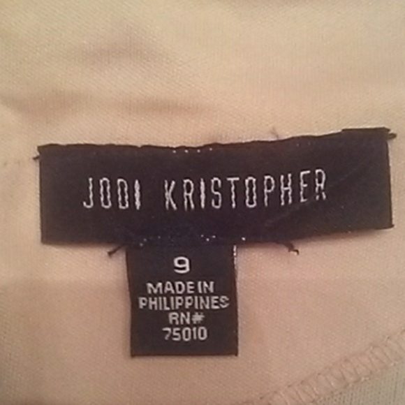 Jodi Kristopher Navy Blue Lace Formal Prom Dress - Picture 8 of 8